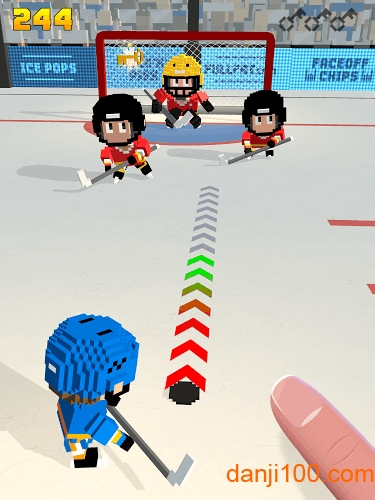 方块冰球冰上跑酷正式版