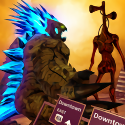 哥斯拉怪兽大战手机游戏(Monster Smash City)安卓最新版下载v1.3.0